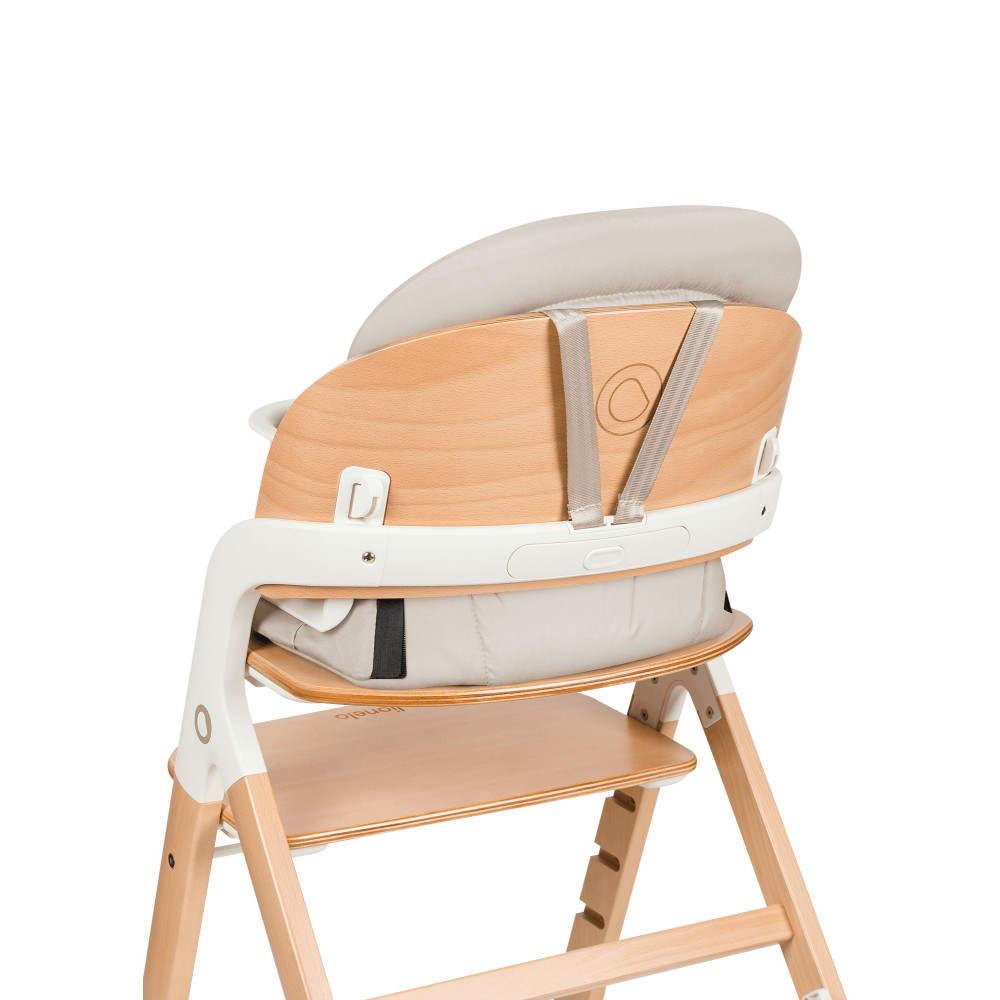 Lionelo Megan - дерев'яний стільчик для годування • White Wood