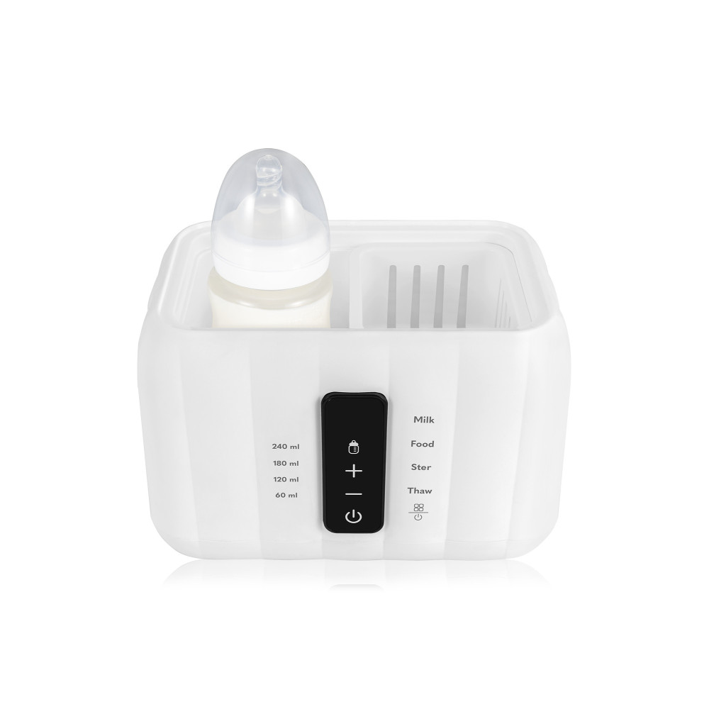 Lionelo Thermup Duo - підігрівач для двох пляшечок зі стерилізацією • White Lionelo Thermup Duo - підігрівач для двох пляшечок зі стерилізацією • White