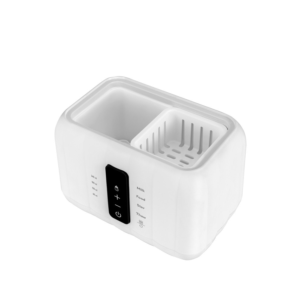 Lionelo Thermup Duo - підігрівач для двох пляшечок зі стерилізацією • White Lionelo Thermup Duo - підігрівач для двох пляшечок зі стерилізацією • White