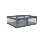 Lionelo Florence XL Easy Fold - складаний дитячий манеж 180 × 200 см • Grey Stone