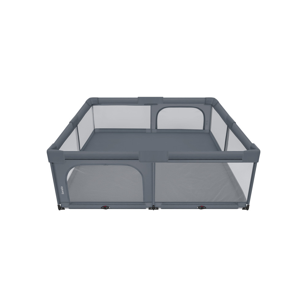 Lionelo Florence XL Easy Fold - складаний дитячий манеж 180 × 200 см • Grey Stone