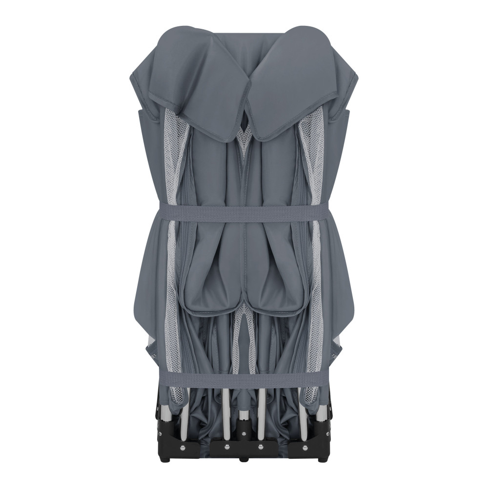 Lionelo Florence XL Easy Fold - складаний дитячий манеж 180 × 200 см • Grey Stone