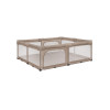 Lionelo Florence XL Easy Fold - складаний дитячий манеж 180 × 200 см • Beige Sand