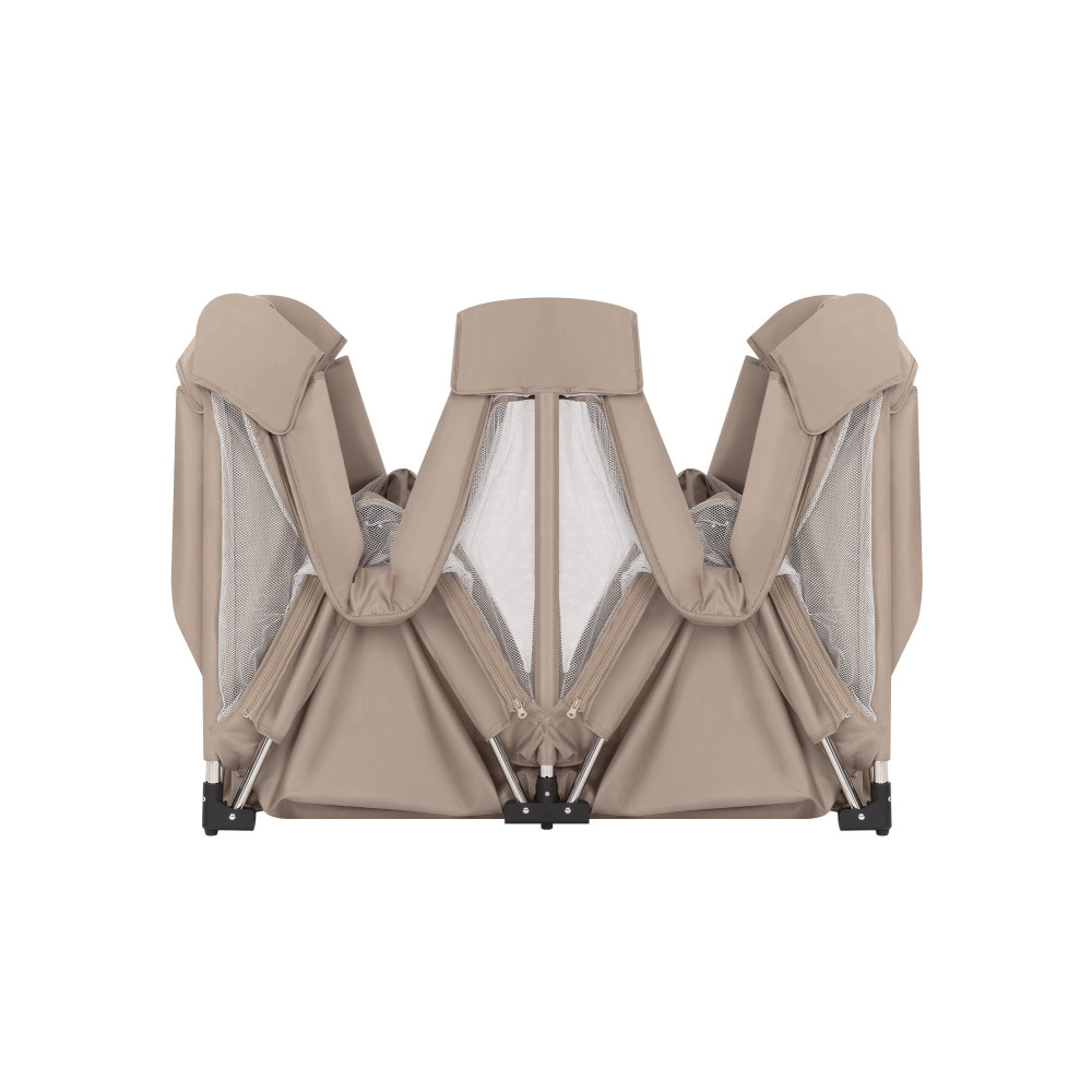 Lionelo Florence XL Easy Fold - складаний дитячий манеж 180 × 200 см • Beige Sand