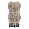 Lionelo Florence XL Easy Fold - складаний дитячий манеж 180 × 200 см • Beige Sand