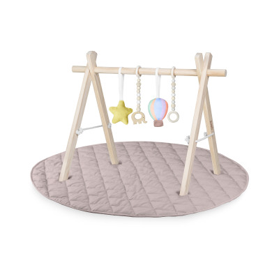 Lionelo Anis Set - развивающий коврик со стойкой baby gym Lionelo Anis Set - развивающий коврик со стойкой baby gym