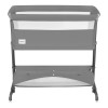 Lionelo Thomi Plus - приставне ліжечко 5 в 1 до 4 років, 2 матраци • Grey Concrete