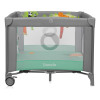Lionelo Mille Plus - дитячий манеж 0-36 місяців • Grey Green