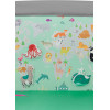 Lionelo Mille Plus - дитячий манеж 0-36 місяців • Grey Green