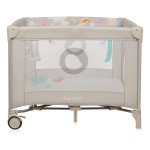 Lionelo Mille Plus - дитячий манеж 0-36 місяців • Grey Beige