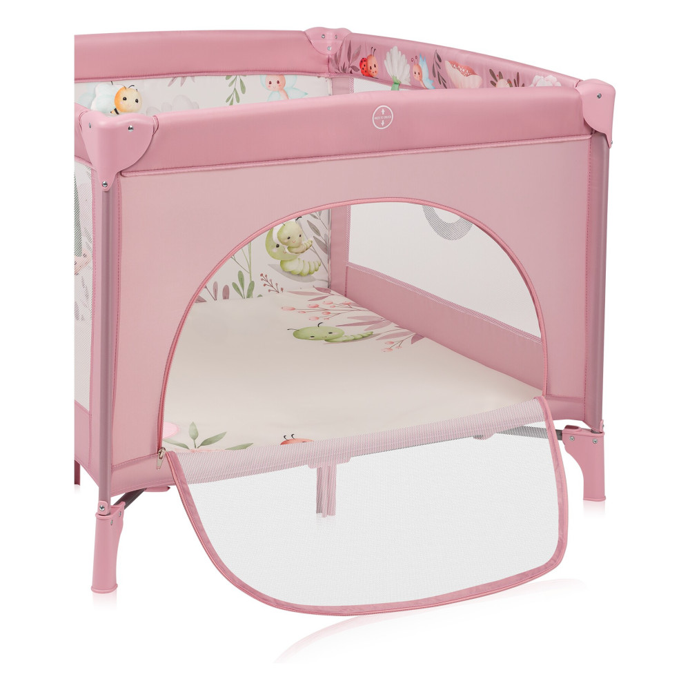 Lionelo Mille Plus - дитячий манеж 0-36 місяців • Pink Lionelo Mille Plus - дитячий манеж 0-36 місяців • Pink