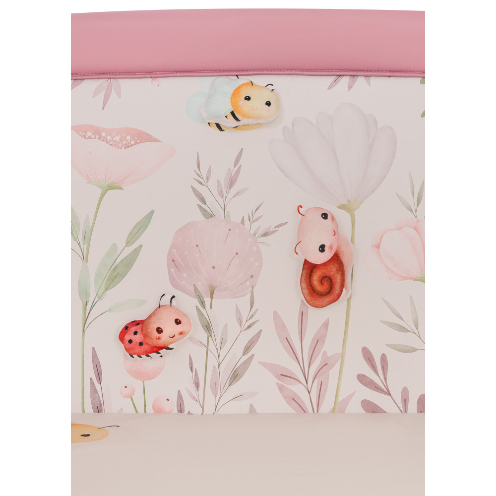Lionelo Mille Plus - дитячий манеж 0-36 місяців • Pink Lionelo Mille Plus - дитячий манеж 0-36 місяців • Pink