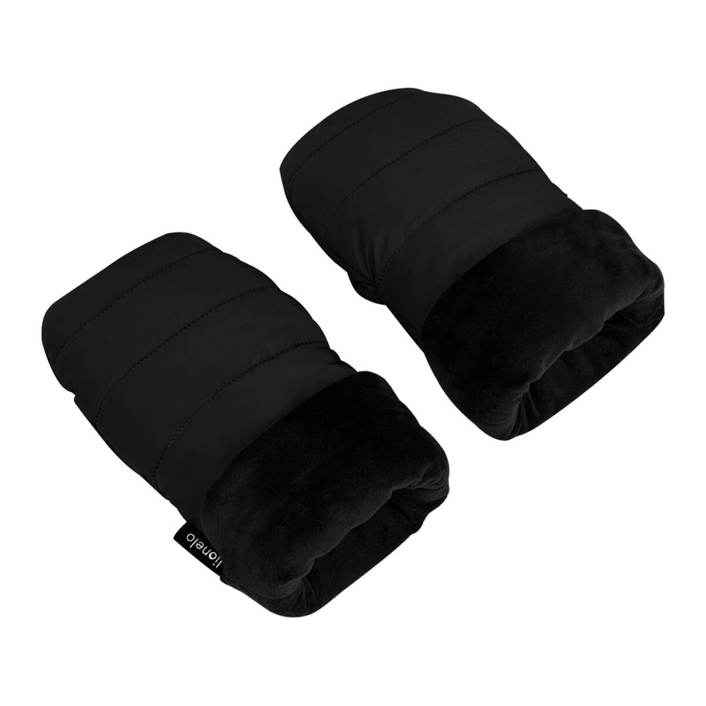 Lionelo Oli Handmuff - муфта-рукавички для коляски на магнітах • Black