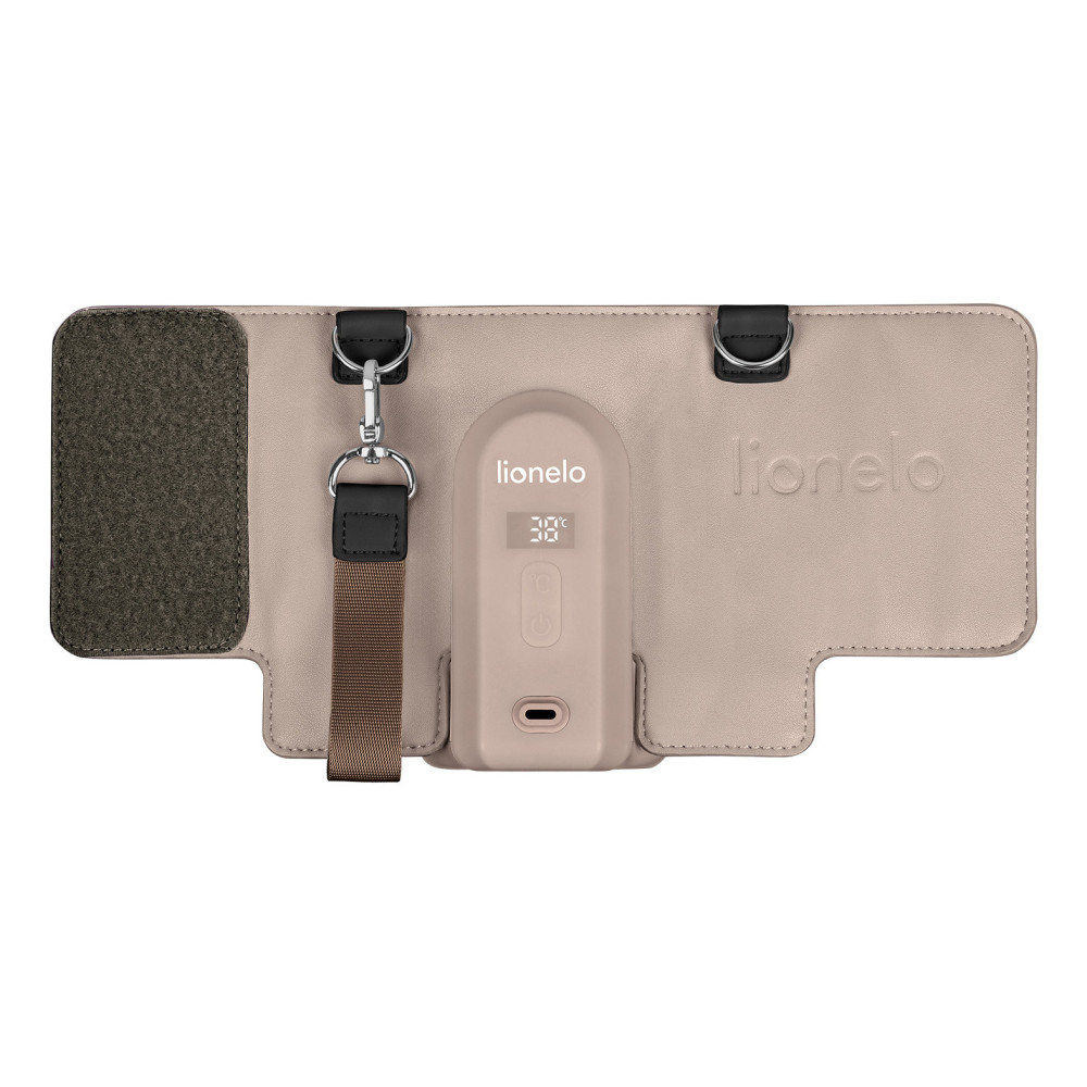 Lionelo Thermup Go Evo - мобільний підігрівач для пляшечок, USB-C, 5 рівнів нагріву • Beige Taupe Lionelo Thermup Go Evo - мобільний підігрівач для пляшечок, USB-C, 5 рівнів нагріву • Beige Taupe