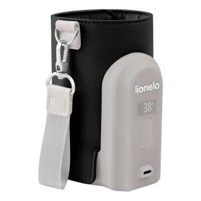 Lionelo Thermup Go Evo - мобільний підігрівач для пляшечок, USB-C, 5 рівнів нагріву • Black Lionelo Thermup Go Evo - мобільний підігрівач для пляшечок, USB-C, 5 рівнів нагріву • Black