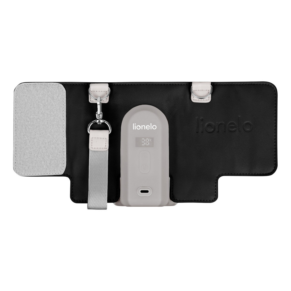 Lionelo Thermup Go Evo - мобільний підігрівач для пляшечок, USB-C, 5 рівнів нагріву • Black Lionelo Thermup Go Evo - мобільний підігрівач для пляшечок, USB-C, 5 рівнів нагріву • Black