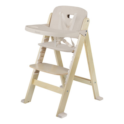 Lionelo Floris - дерев'яний стільчик для годування • Beige Natural