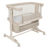 Lionelo Jodie - приставне дитяче ліжечко 3 в 1 • Beige Cream