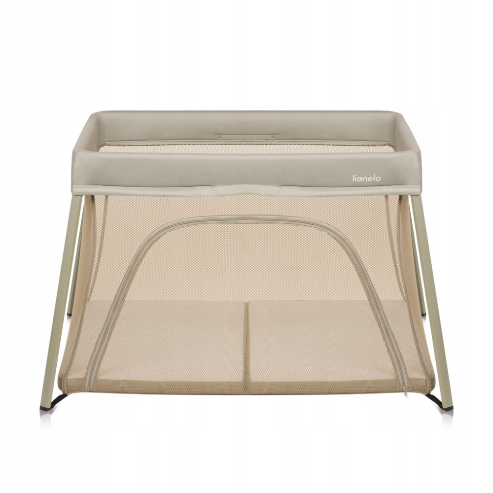 Lionelo Alice - дитячий манеж-ліжечко 3 в 1 • Beige Olive