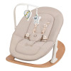 Lionelo Celia Rocker - шезлонг-гойдалка з дугою для іграшок • Natural Wood