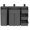 Lionelo SidePocket Large - підвісний органайзер для ліжечка 3 в 1 • Grey