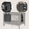 Lionelo SidePocket Large - підвісний органайзер для ліжечка 3 в 1 • Grey
