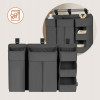 Lionelo SidePocket Large - підвісний органайзер для ліжечка 3 в 1 • Grey