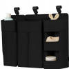 Lionelo SidePocket Large - подвесной органайзер для кроватки 3 в 1 • Black