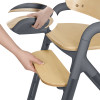 Lionelo Celia - дерев'яний стільчик для годування 3 в 1 • Grey Wood