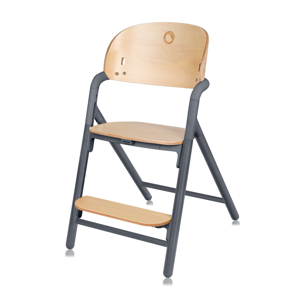 Lionelo Celia - дерев'яний стільчик для годування 3 в 1 • Grey Wood