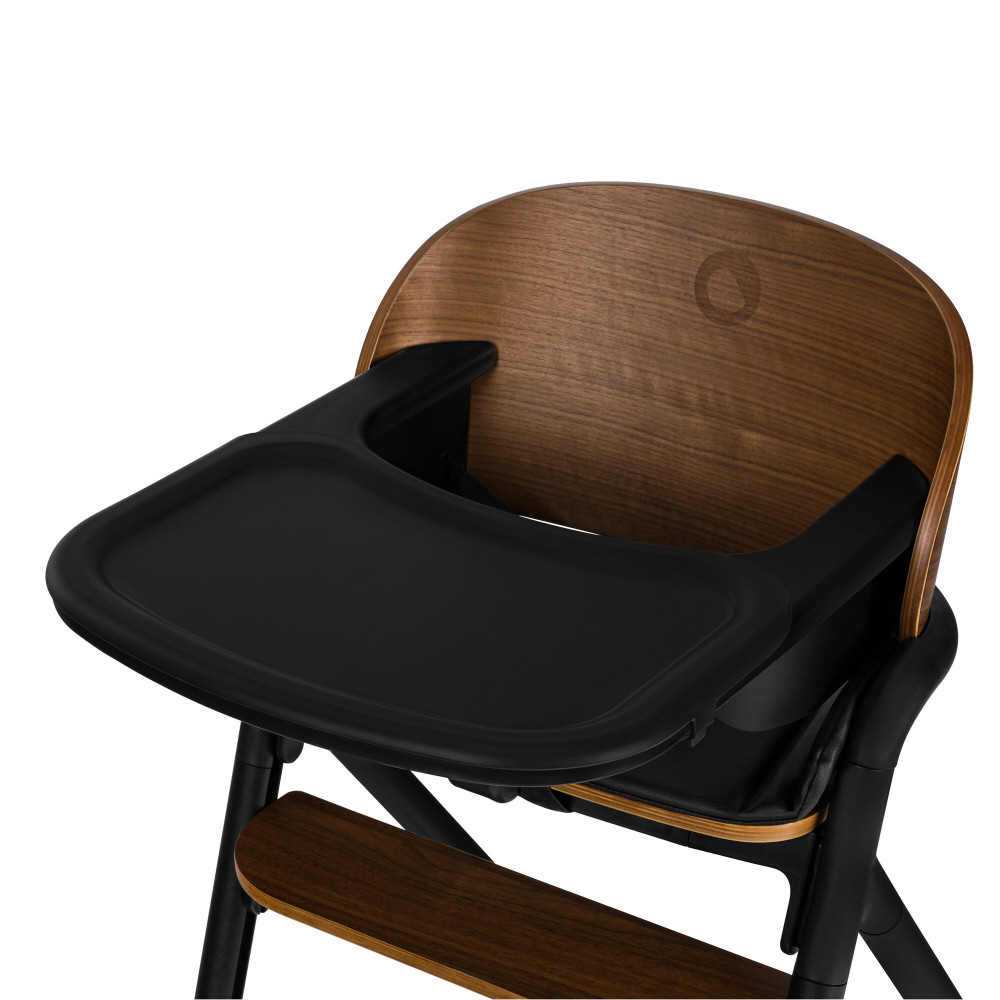 Lionelo Celia - дерев'яний стільчик для годування 3 в 1 • Black Wood