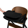 Lionelo Celia - дерев'яний стільчик для годування 3 в 1 • Black Wood