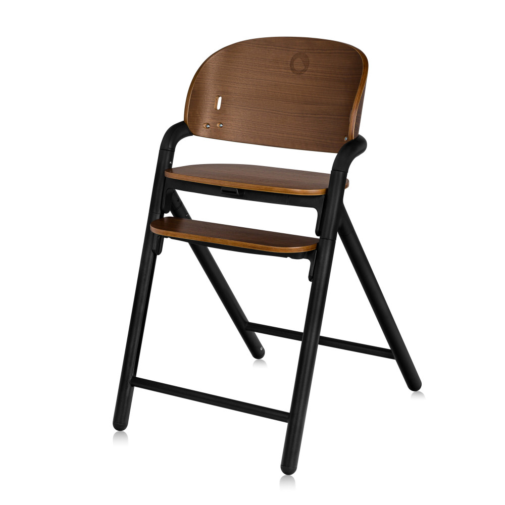 Lionelo Celia - дерев'яний стільчик для годування 3 в 1 • Black Wood