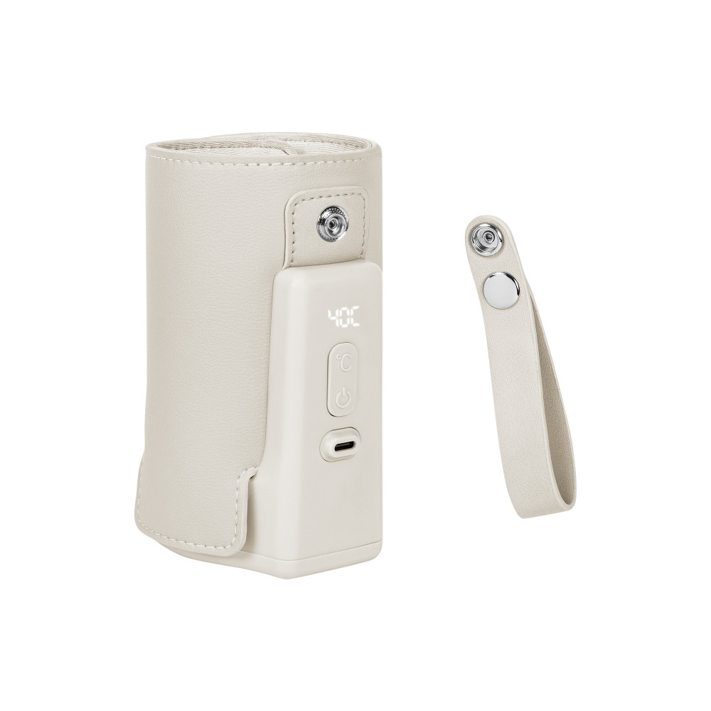 Lionelo Thermup Go Plus - портативний підігрівач для пляшечок, до 8 годин роботи • Beige Calm Lionelo Thermup Go Plus - портативний підігрівач для пляшечок, до 8 годин роботи • Beige Calm