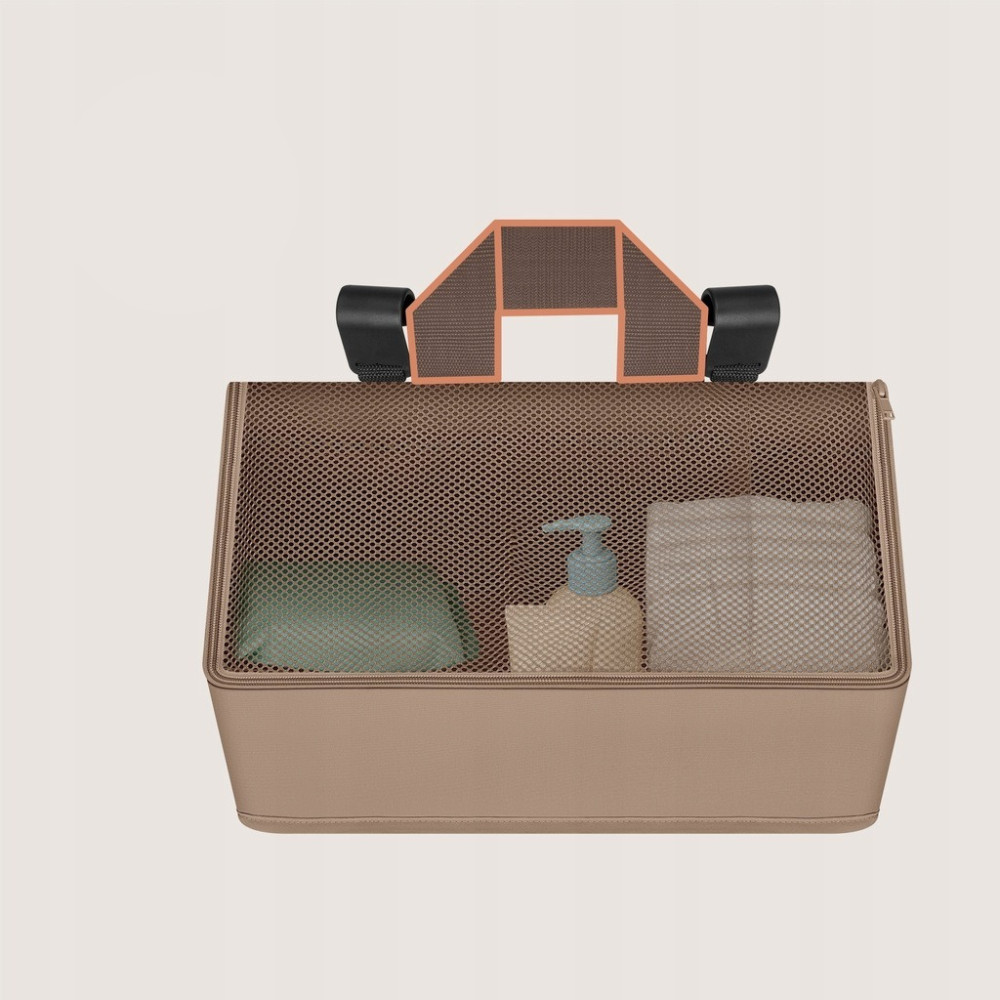 Lionelo SidePocket Medium - підвісний органайзер для ліжечка чи манежу, 43 × 15 × 23 см • Beige