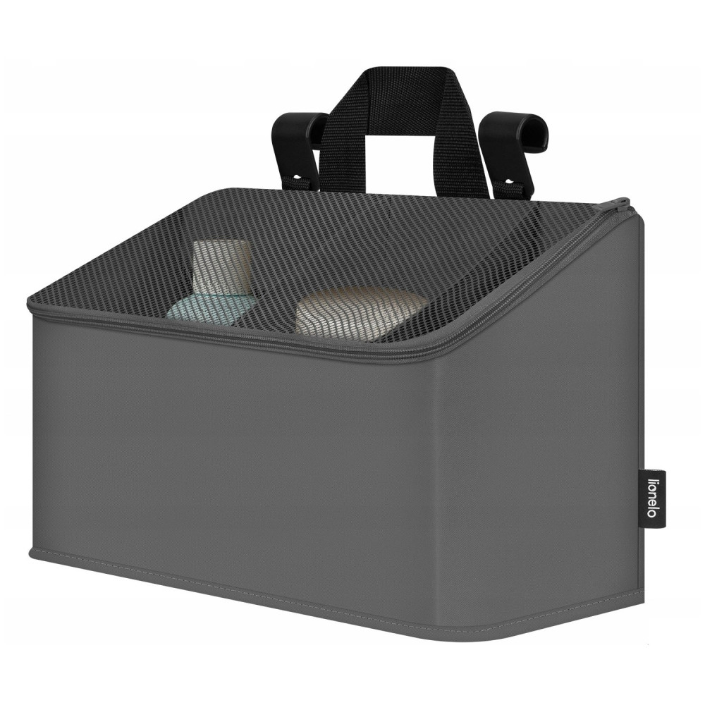 Lionelo SidePocket Medium - підвісний органайзер для ліжечка чи манежу, 43 × 15 × 23 см • Grey