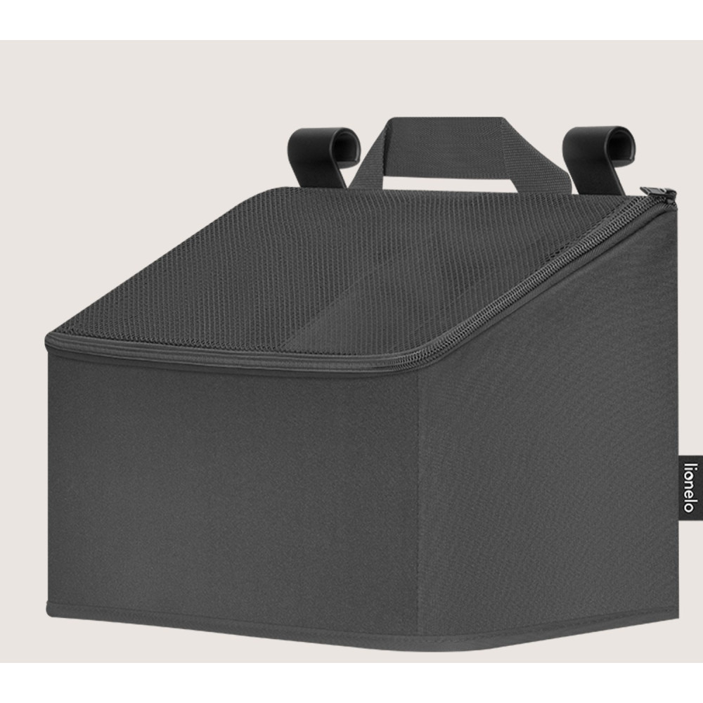 Lionelo SidePocket Medium - підвісний органайзер для ліжечка чи манежу, 43 × 15 × 23 см • Grey