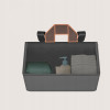 Lionelo SidePocket Medium - підвісний органайзер для ліжечка чи манежу, 43 × 15 × 23 см • Grey