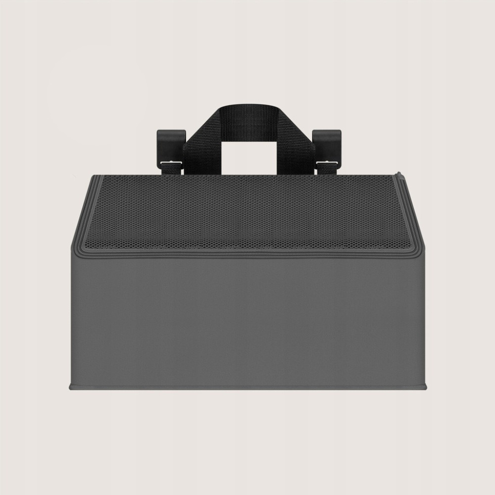 Lionelo SidePocket Medium - підвісний органайзер для ліжечка чи манежу, 43 × 15 × 23 см • Grey