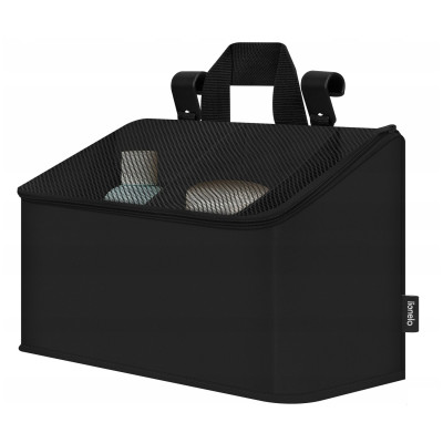 Lionelo SidePocket Medium - підвісний органайзер для ліжечка чи манежу, 43 × 15 × 23 см • Black