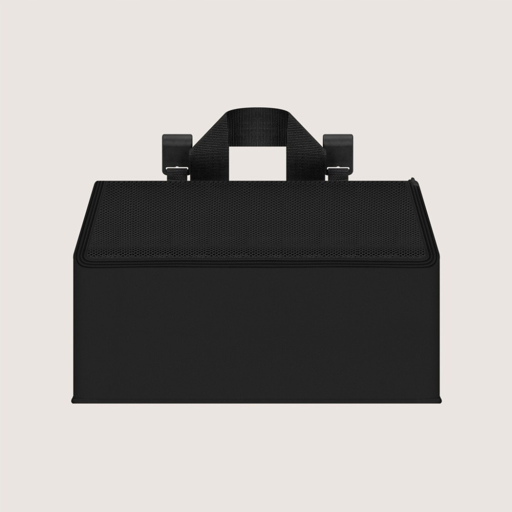 Lionelo SidePocket Medium - підвісний органайзер для ліжечка чи манежу, 43 × 15 × 23 см • Black