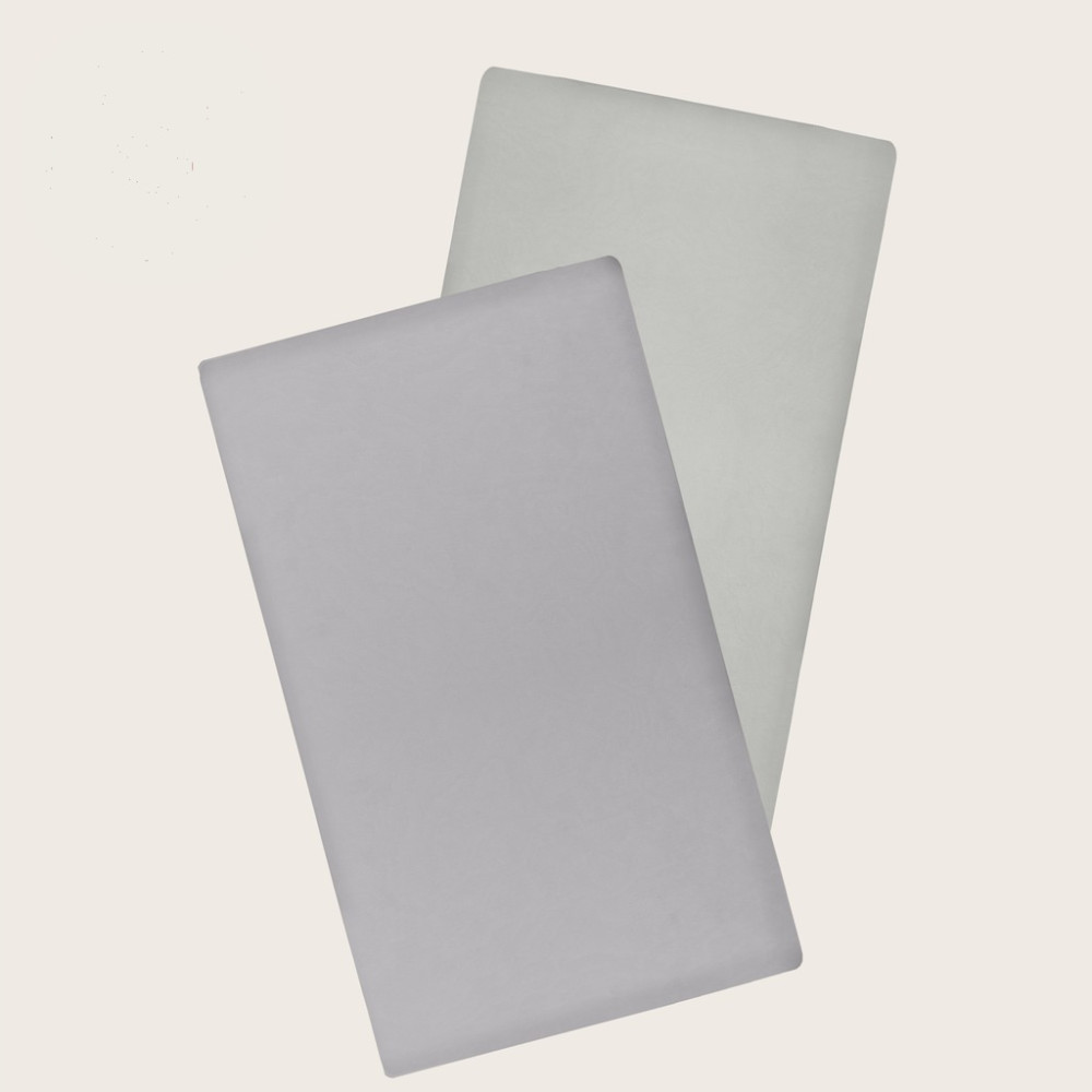 Lionelo Bamboo Sheet 118x60 - набір із 2 бамбукових простирадл на резинці для дорожнього ліжечка • Off White Grey