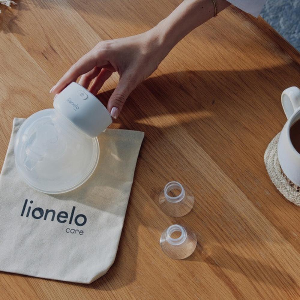 Lionelo Fidi Free Simple - двофазний молоковідсмоктувач без рук, 9 рівнів інтенсивності • White
