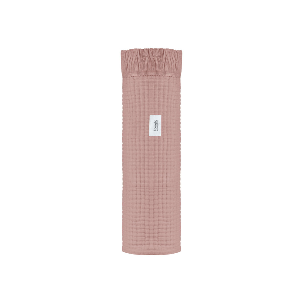 Lionelo Muslin Blanket - шестишарова муслінова ковдра для немовляти • Dusty Pink