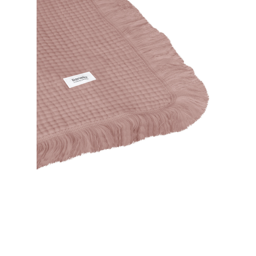 Lionelo Muslin Blanket - шестишарова муслінова ковдра для немовляти • Dusty Pink