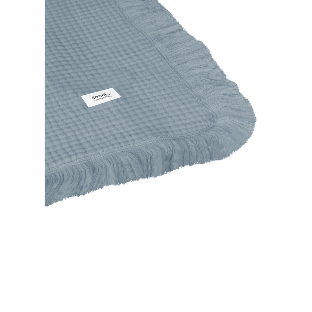 Lionelo Muslin Blanket - шестишарова муслінова ковдра для немовляти • Stone Blue