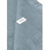 Lionelo Muslin Blanket - шестишарова муслінова ковдра для немовляти • Stone Blue
