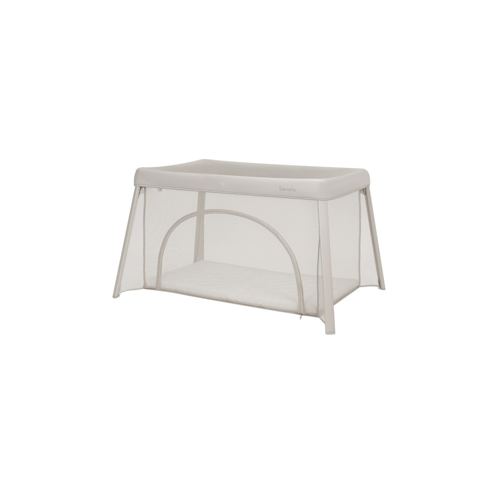 Lionelo Mila - дорожнє ліжечко 2 в 1 з матрацом 4 см • Beige Cream