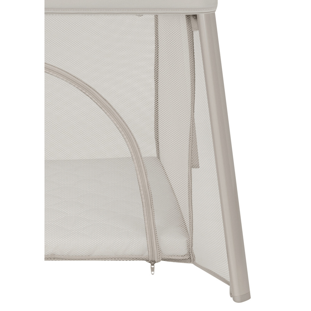 Lionelo Mila - дорожнє ліжечко 2 в 1 з матрацом 4 см • Beige Cream