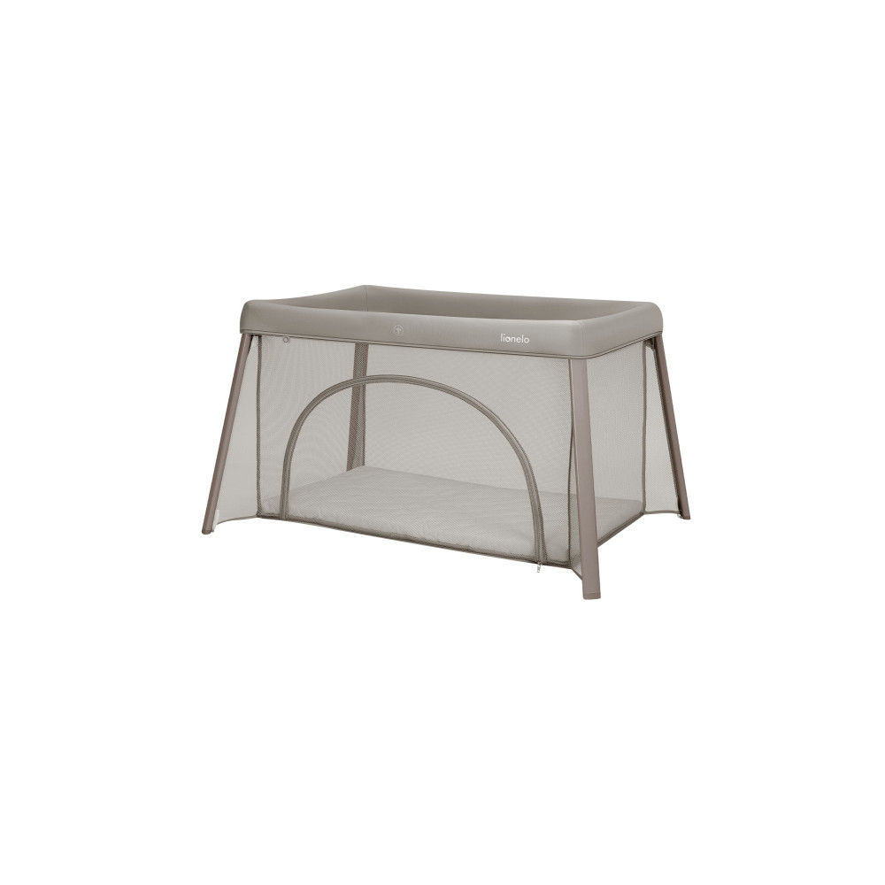 Lionelo Mila - дорожнє ліжечко 2 в 1 з матрацом 4 см • Beige Taupe